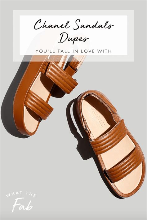 chanel sandal dupes|chanel suspenders dupe.